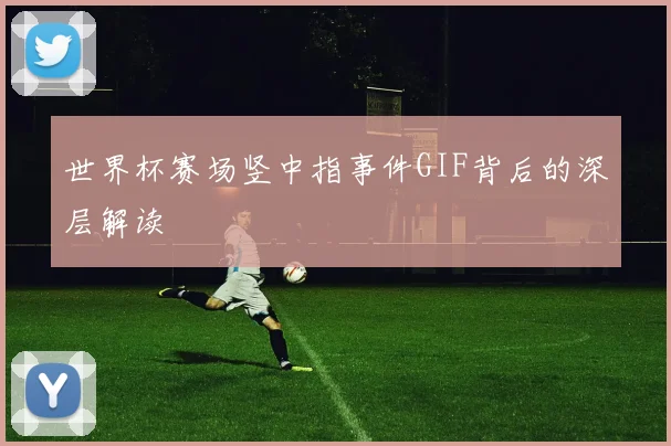 世界杯赛场竖中指事件GIF背后的深层解读